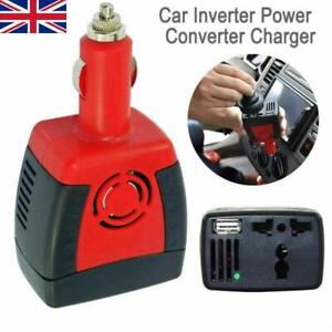 In Car Power Inverter 12V DC to 220V AC Main Converter Charger for Mobile,Laptop