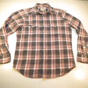 LUCKY BRAND JEANS UNVERWECHSELBARES WESTERN COWBOY KNOPFAUF FLANELL SHIRT Herren M  - Bild 1 von 6