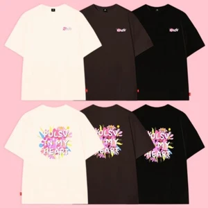 PULSV 2025 Flower T-Shirts Unisex Badminton Tee Sports Casual Top OverFit NWT - Picture 1 of 11