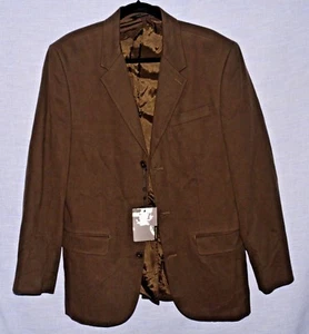 STRUCTURE NWT NEW SZ 42 R BROWN SPORT JACKET BLAZER MENS CLASSIC CASUAL - Picture 1 of 9