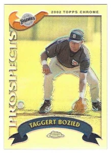 2002 Topps Traded Chrome Refractor #238 Taggert Bozied San Diego Padres BV$5 - Picture 1 of 1