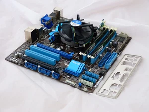 Mainboard Asus P8P67-M PRO mit CPU Intel Core i5-2310, 2,9GHz + 8GB Kingston RAM - Bild 1 von 3