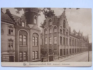 06D32 Antigua Tarjeta Postal CPA Belga -Staatsnormaalschool- - Bild 1 von 2
