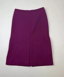 Sportmax Rock Damen Gr. 4 Wolle/Kaschmir Mischung Fuchsia Rosa Karriere Italy Schlitze - Bild 1 von 6
