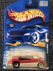 Hot Wheels Austin Healey Red/White 2000 #167 Long Card New - Picture 1 of 5