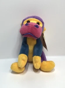 Plush Monkey Cute Colored Critter Piller Pal New With Tags - Picture 1 of 9