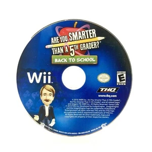 Are You Smarter than a 5th Grader Back to School 2010 Wii Game Disc Only Tested - Picture 1 of 3