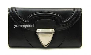 MIMCO LARGE SATELITE LEATHER WALLET IN BLACK BNWT RRP$229 - Picture 1 of 7