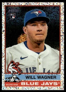 2025 Topps Heritage Chrome Silver Sparkle Will Wagner Rookie Toronto Blue Jays - Picture 1 of 2