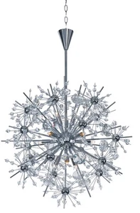 Maxim 39745 Starfire 22"W 11 Light Chandelier - Chrome - Picture 1 of 9