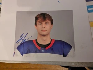 James Hagens signed 8x10 Foto Auto handsigniert BC EAGLES USA BOSTON BRUINS  - Bild 1 von 1