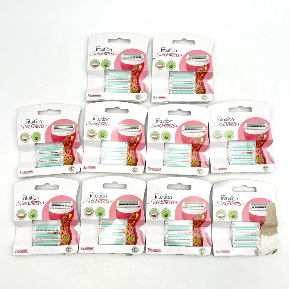Schick Silk Effects Plus Refill Cartridges Colors May Vary 3 Ct 1 EA