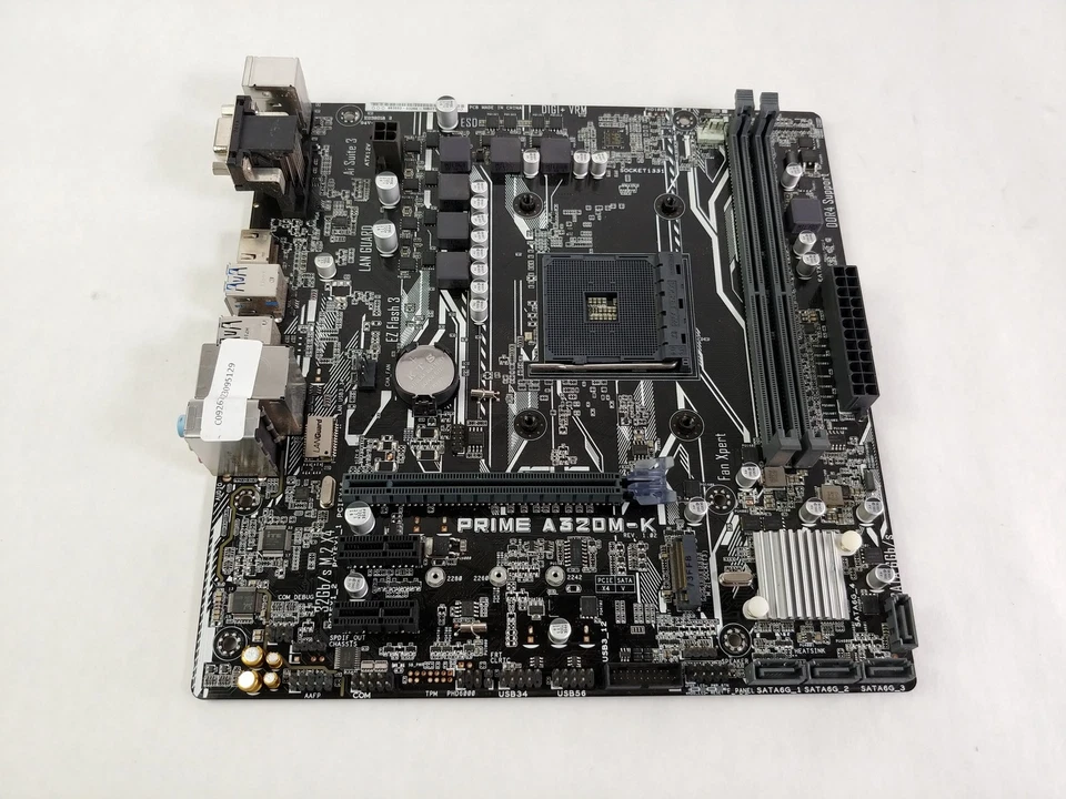 Placa Base Asus PRIME A320M-K AMD Socket AM4 DDR4 De Escritorio - Imagen 1 de 4