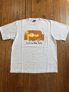 Vintage The Simpsons Shirt Homer Simpson Parodie 90er Cartoon TV Show Ricky Martin - Bild 1 von 6