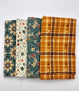 Moda BasicGrey ACORN HOLLOW - 4 Print Bundle - 3.5 yds Total - Picture 1 of 5