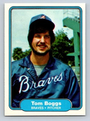 1982 Fleer #430 Tom Boggs Atlanta Braves - NM/MT - Image 1 of 2