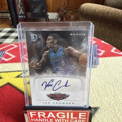 2012-13 Panini Marquee Rookie Signatures #43 Jae Crowder - Image 1 of 3
