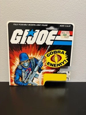 De colección GI Joe Cobra Trooper Cardback Top Half Foto 1 de 4
