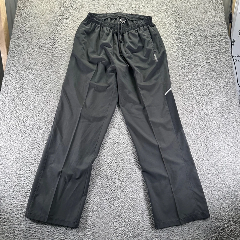 Pantalones deportivos Reebok vintage para hombre XXL gris poliéster elástico calce suelto holgados Foto 1 de 4