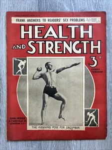 HEALTH AND STRENGTH Physical Fitness & Sports Magazine JAN 18 1936 VOL 58 NO 3 - Picture 1 of 16