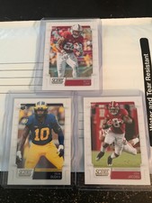2019 Score Josh Jacobs, Devin Bush And Bryce love Rookie cards