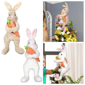 Easter Bunny Tree Toppers Decor for Holidays Presents Basket Stuffers Festive - Picture 1 of 11