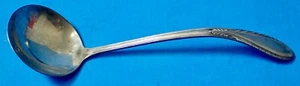 EDJ25 Antique Stratfield by Weidlich Sterling Silver Gravy Ladle Spoon 16.3g - Picture 1 of 11