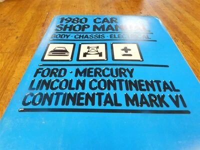 1980 FORD CROWN VICTORIA AND COUNTRY SQUIRE BODY ELECTRICAL SHOP MANUAL - Image 1 of 4