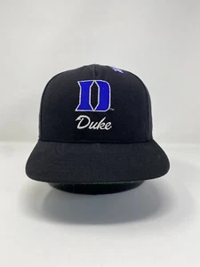 Gorra romana negra vintage de Duke University gorra Snapback - Imagen 1 de 12