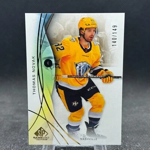 Thomas Novak 2024-25 Upper Deck SP Game Used Gold /149 Nashville Predators #24 - Picture 1 of 2