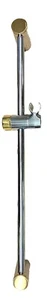 Duschstange Brausestange Dusche Brause chrom gold bicolor - Bild 1 von 3