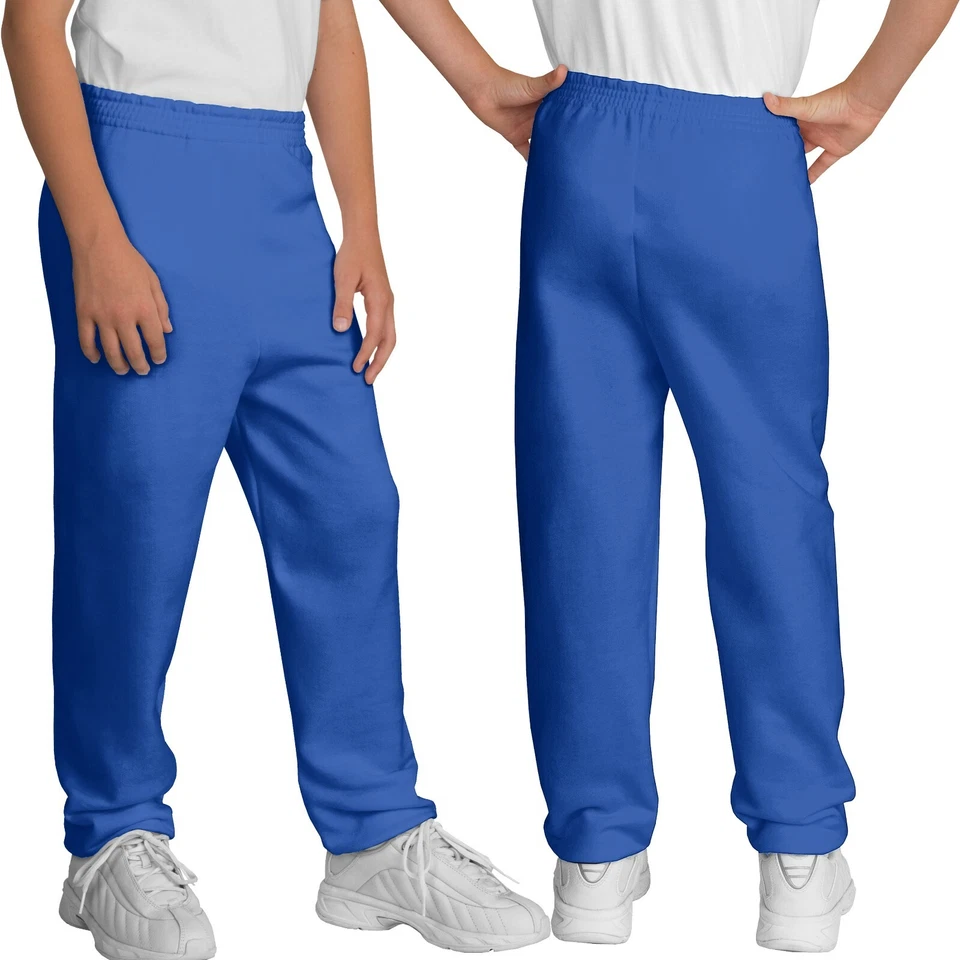 Pantalones deportivos con parte inferior elástica juvenil XS, S, M, L, XL niños niños niñas niños NUEVO Foto 1 de 1