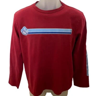 ROXY QUIKSILVER Rojo con Rayas Azules Dos Tonos Mujer L Grande Foto 1 de 4