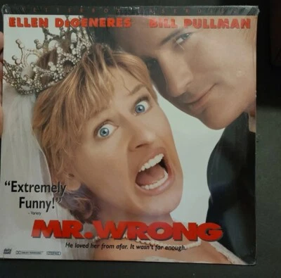 NEW Mr. Wrong 1996 Widescreen Laser Disc Laserdisc Ellen Degeneres Bill Pullman - Image 1 of 4