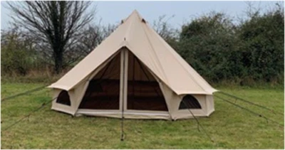 Quest Elite Signature 5 mtr Cotton Canvas Bell Teepee Wigwam Festival Tent A5001 - Image 1 of 3