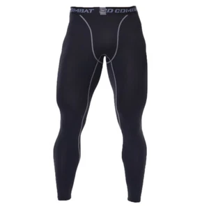 Mens Compression Pants Tight Leggings Sports Baselayer Running Athletic Workout - Picture 1 of 18