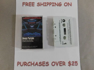 DEEP PURPLE WHEN WE ROCK WE ROCK CASSETTE "SMOKE ON THE WATER" Foto 1 de 2