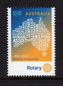 Estampilla de Australia Rotary en Australia 2021-2021 $1,10 como nueva nunca bisagras - Imagen 1 de 1