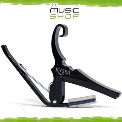 Kyser Quick Change Acoustic Guitar Capo, Black - KG6BA - image 1 of 4
