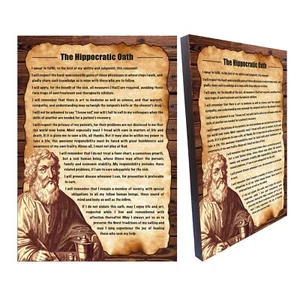 Hippocratic Oath, Modern Day Louis Lasagna Medical Pledge,Doctor Graduation Gift - Picture 1 of 6