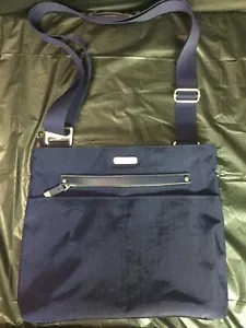 Baggallini All Around Navy Blue Nylon Crossbody Travel Bag Pockets! Retired - Picture 1 of 11