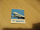 vintage BOAC matchbox