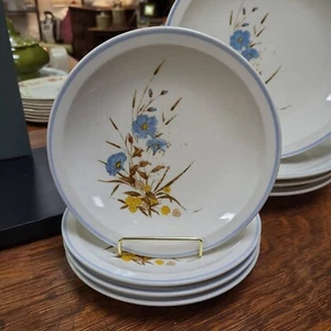 Vintage Ming Pao Floral Salad Plate, Stoneware Dessert Plates, Bread Plates - Picture 1 of 7