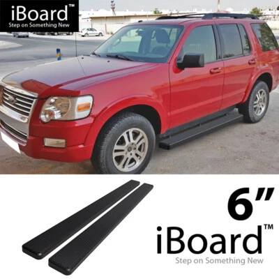 iBoard Stainless Steel 6" Running Boards Fit 06-10 Ford Explorer 4-Door - Изображение 1 из 4