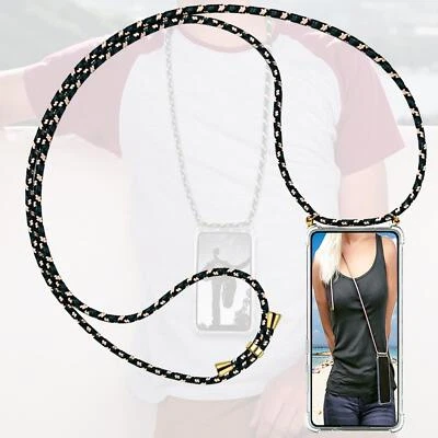 Etui Coque pour Apple IPHONE 16 Plus Corde Ruban Téléphone Portable Chaîne Étui - Photo 1/4