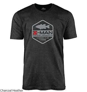 Z-Man Bass Logo TeeZ Short Sleeve T-Shirt Bass Fishing Bait Co. Shirt - Image 1 of 1