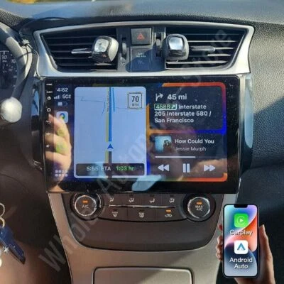 For 2013-2018 Nissan Sentra Sylphy Android 13 Carplay Car Stereo Radio GPS Navi - Image 1 of 4