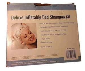DMI Deluxe Inflatable Vinyl Bed Shampoo Kit For Bedridden/Low Mobility  - Picture 1 of 6