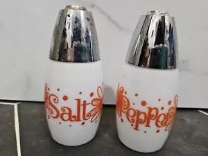 Gemco Westinghouse Salt & Pepper Shakers Orange Butterfly Design - Picture 1 of 5