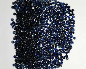 53965.0 - Round Cut Australian Blue-Black Sapphires for sale Mostly Very Deep - Picture 1 of 3